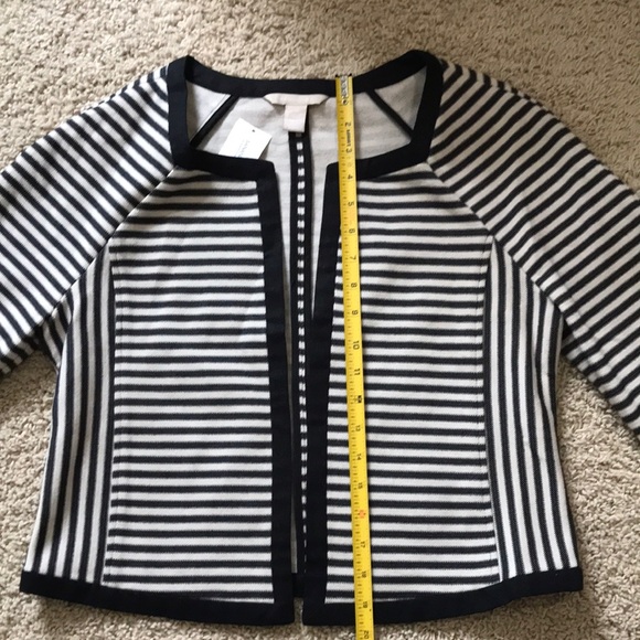 🐬 Banana Republic Striped Knit Blazer - Picture 12 of 13